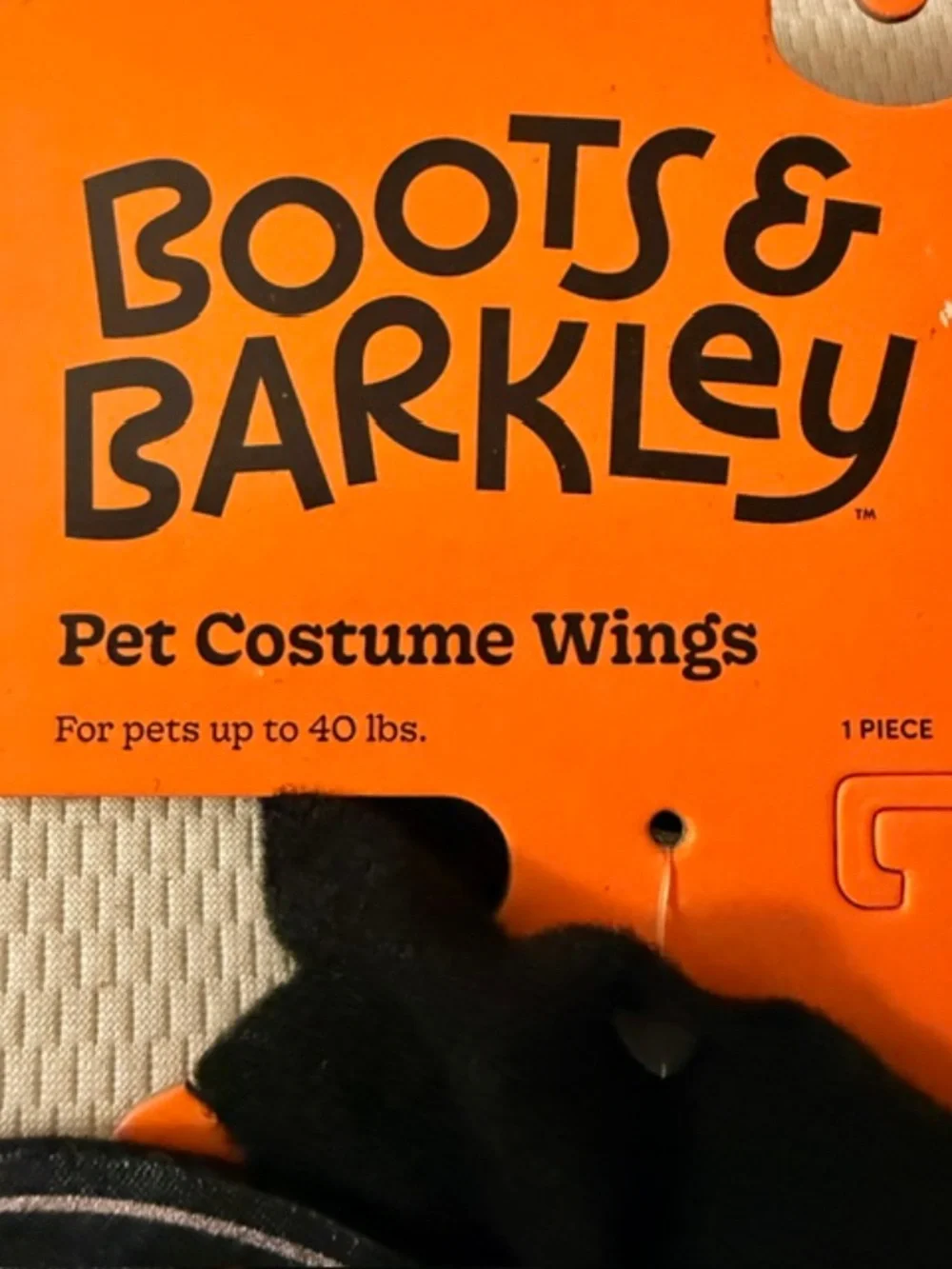 Doggie reflective angel wings halloween costume